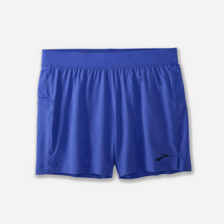 Brooks Sherpa 5 2-In-1 NZ - Men's Running Shorts - Amparo Blue (68973-IRLA)